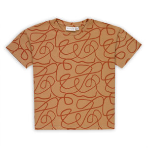 Oversized T Shirt Endless Lines Ginger Blsm Ss22