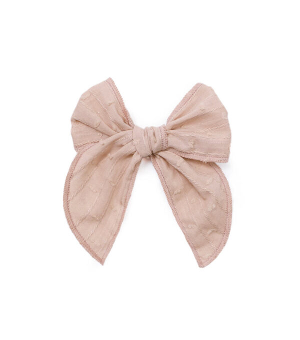 Fable Bow Clip Blush