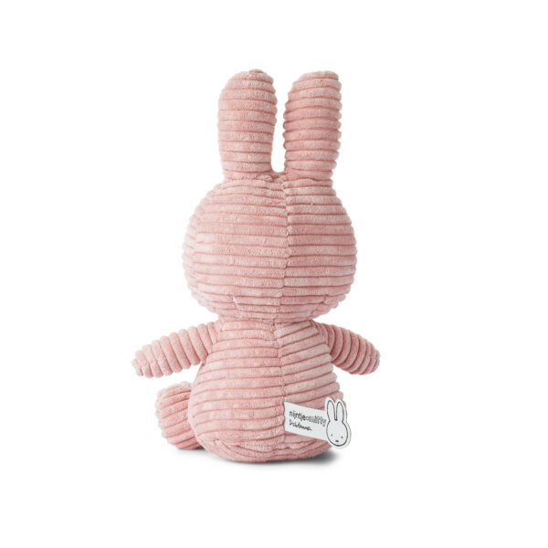 8719066003819 4 24182208 Miffy Sitting Corduroy Pink Stofftier Hase Proudbaby