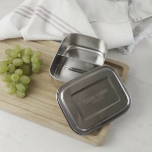 Yummii Yummii Edelstahl Bento Box 1000ml Bambus Deckel Jausenbox Mit Fächern Proudbaby