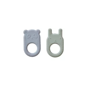 Ninka Ling Ling Baby Teether Pack Of 2 Teether M107171 705 Pale Mint Dusty Blue 1000x