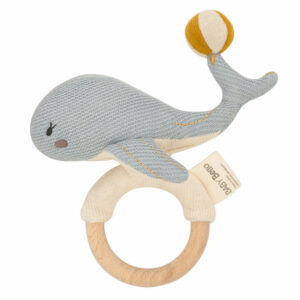 Wally The Whale Rattle Baby Bello Scaled