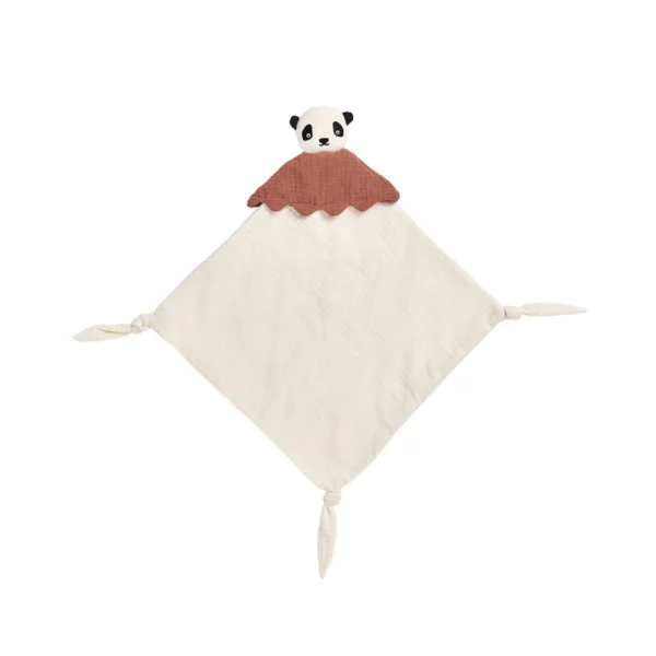 Lun Lun Panda Cuddle Cloth Muslin M107521 102 Offwhite