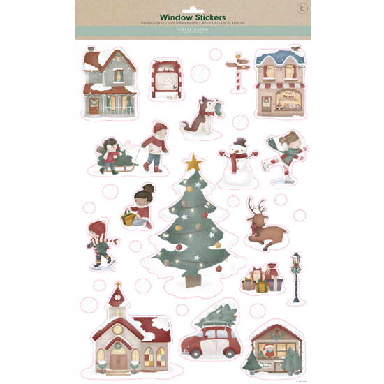 0005903 Weihnachts Fenster Sticker Maxi 550