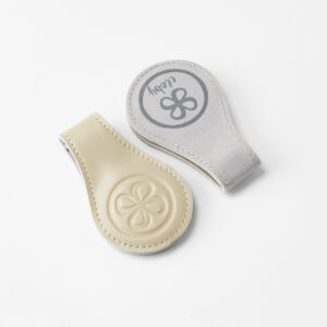 Beige Leather Buggy Clips 04