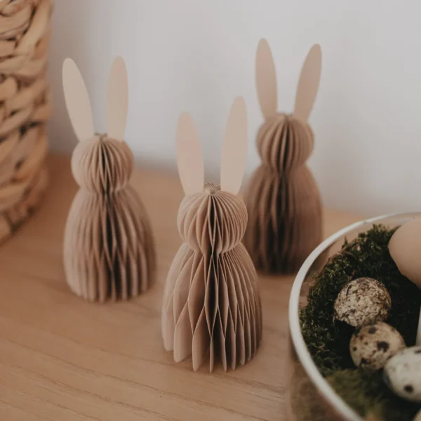 Pap 40 Papierhasen 3er Set 15cm Natur Photocredits Eulenschnitt 1