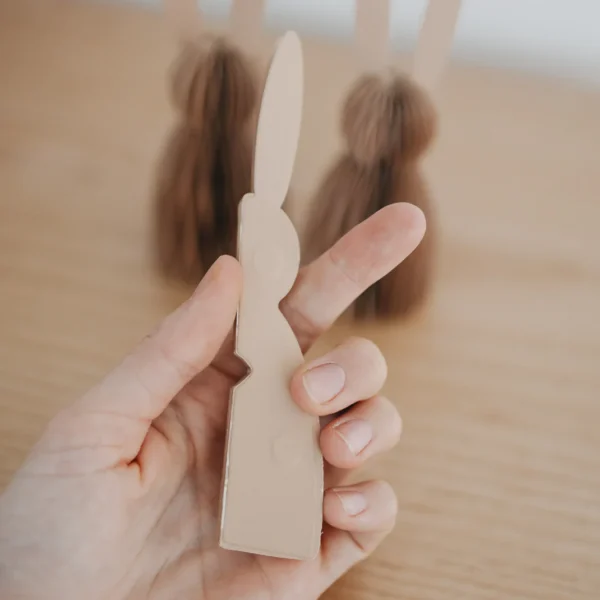 Pap 40 Papierhasen 3er Set 15cm Natur Photocredits Eulenschnitt 5